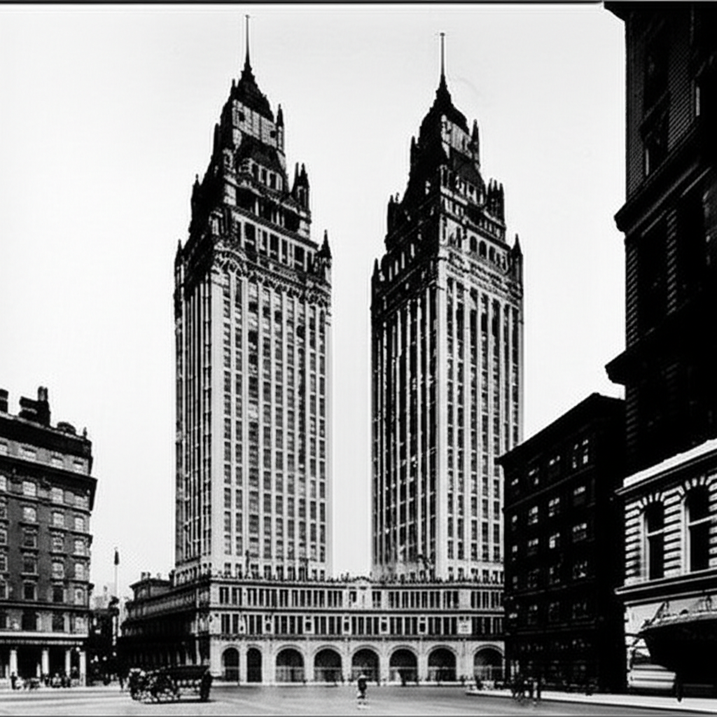 Twin Towers - Historical Photo