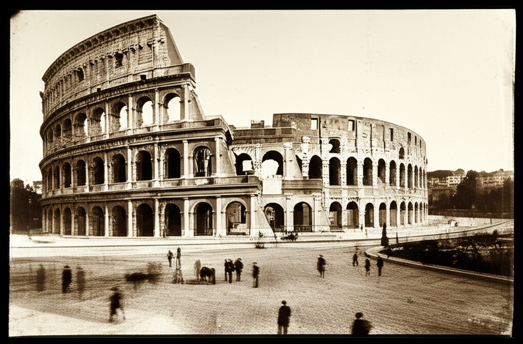 Colosseum Rome - Historical Photo